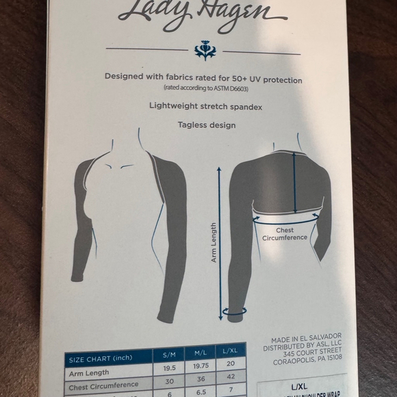 Women's Lady Hagen sun wrap size s/m white - Picture 3 of 5